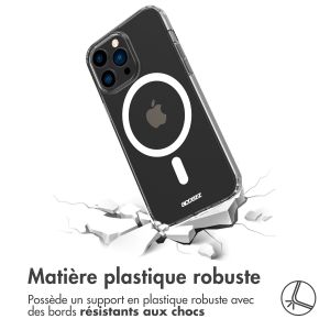 Accezz Coque Clear avec MagSafe iPhone 14 Pro - Transparent