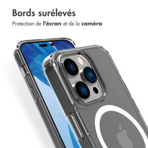 Accezz Coque Clear avec MagSafe iPhone 14 Pro Max - Transparent