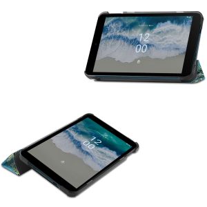 iMoshion Coque tablette Trifold Nokia T10 - Plante verte