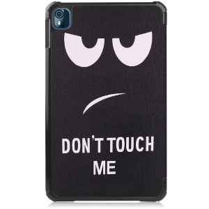 iMoshion Coque tablette Trifold Nokia T10 - Don't touch