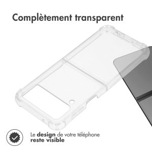Accezz Coque Clear Samsung Galaxy Z Flip 4 - Transparent