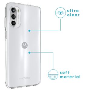 iMoshion Coque silicone Motorola Moto G52 / G82 - Transparent
