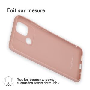 iMoshion Coque Couleur Xiaomi Redmi 10C - Dusty Pink