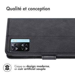 iMoshion Étui de téléphone portefeuille Luxe Oppo A57(s) - Noir