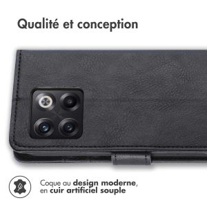 iMoshion Étui de téléphone portefeuille Luxe OnePlus 10T - Noir