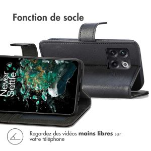iMoshion Étui de téléphone portefeuille Luxe OnePlus 10T - Noir