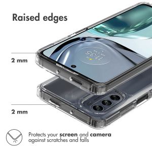 Accezz Coque Xtreme Impact Motorola Moto G62 - Transparent