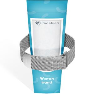 iMoshion Bracelet magnétique milanais Apple Watch Series 1-9 / SE / Ultra (2) - 42/44/45/49 mm - Taille S - Argent