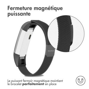 iMoshion Bracelet magnétique milanais Fitbit Alta (HR) - Taille S - Noir