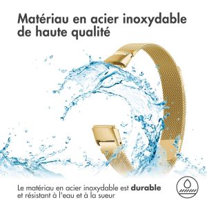iMoshion Bracelet magnétique milanais Fitbit Luxe - Taille S - Dorée
