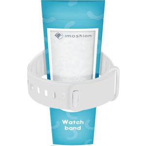 iMoshion Bracelet en silicone Apple Watch Series 1-9 / SE / Ultra (2) - 42/44/45/49 mm - Blanc