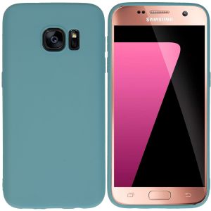 iMoshion Coque Couleur Samsung Galaxy S7 - Vert foncé
