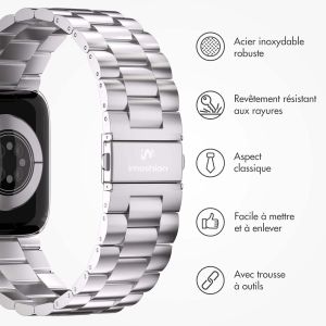 iMoshion Bracelet en acier Apple Watch Series 1-9 / SE - 38/40/41 mm - Argent