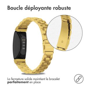 iMoshion Bracelet en acier Fitbit Inspire 2 / HR / ACE2 / ACE3 - Dorée