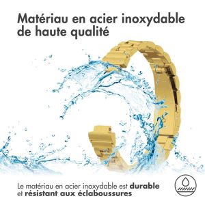 iMoshion Bracelet en acier Fitbit Inspire 2 / HR / ACE2 / ACE3 - Dorée