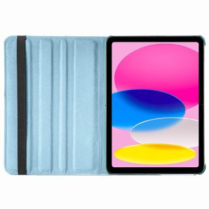 iMoshion Coque tablette rotatif à 360° iPad 10 (2022) 10.9 pouces - Turquoise
