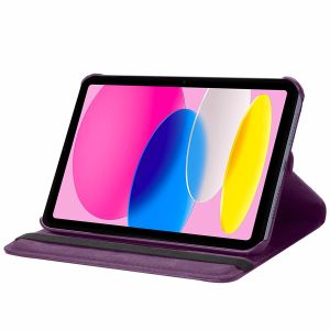 iMoshion Coque tablette rotatif à 360° iPad 10.9 (2022) - Violet