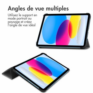 iMoshion Coque tablette Trifold iPad 10 (2022) 10.9 pouces - Gris