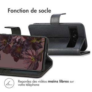 iMoshion Étui de téléphone portefeuille Luxe Google Pixel 7 Pro - Noir