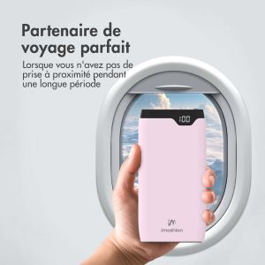 iMoshion Batterie externe - 10.000 mAh - Quick Charge et Power Delivery - Rose
