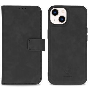 iMoshion Etui de téléphone de type portefeuille de luxe 2-en-1 amovible iPhone 14 - Noir