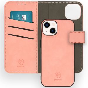 iMoshion Etui de téléphone de type portefeuille de luxe 2-en-1 amovible iPhone 14 - Rose