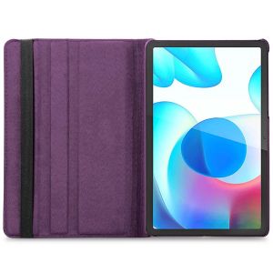 iMoshion Étui de tablette rotatif à 360° Realme Pad - Violet