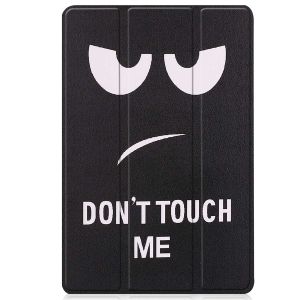 iMoshion Étui de tablette portefeuille Trifold Lenovo Tab M10 (3rd gen) - Don't touch