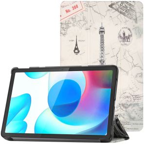 iMoshion Coque tablette Design Trifold Realme Pad - Paris