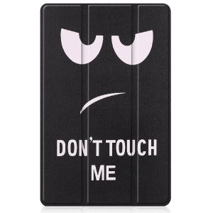 iMoshion Coque tablette Design Trifold Realme Pad - Don't touch
