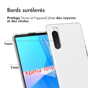 Accezz Coque Clear Sony Xperia 10 IV - Transparent