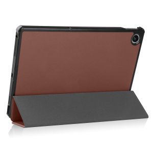 iMoshion Coque tablette Trifold Lenovo Tab M10 Plus (3rd gen) - Brun