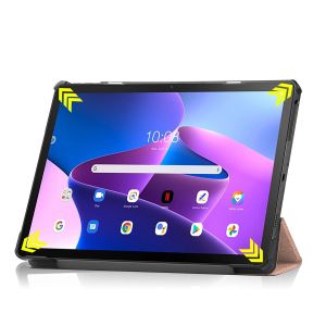 iMoshion Coque tablette Trifold Lenovo Tab M10 Plus (3rd gen) - Rose Dorée