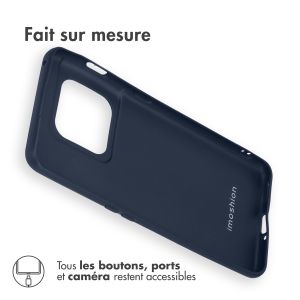 iMoshion Coque Couleur OnePlus 10 Pro - Bleu foncé