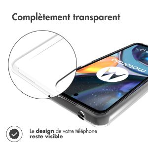 Accezz Coque Clear Motorola Moto G22 - Transparent