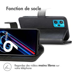 iMoshion Étui de téléphone portefeuille Luxe Realme 9 Pro Plus - Noir