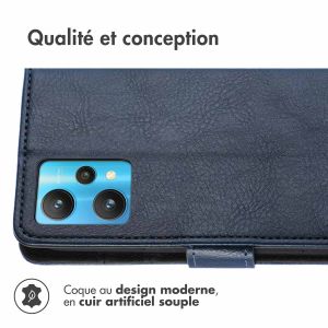 iMoshion Étui de téléphone portefeuille Luxe Realme 9 Pro - Bleu foncé