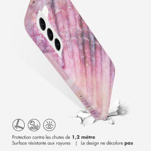 Selencia Aurora Coque Fashion Samsung Galaxy S22 - ﻿Coque durable - 100 % recyclée - Ocean Shell Purple