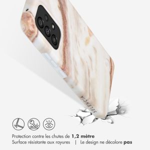 Selencia Aurora Coque Fashion Samsung Galaxy A53 - ﻿Coque durable - 100 % recyclée - Marbre Blanc