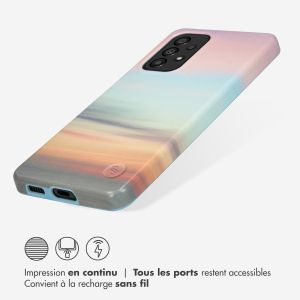 Selencia Aurora Coque Fashion Samsung Galaxy A53 - ﻿Coque durable - 100 % recyclée - Sky Sunset Multicolor
