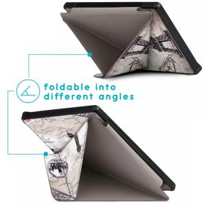 Coque pour Kobo Libra 2,Tolino Vision 6 Étui de liseuse portefeuille design  Origami iMOSHION® Multicolore - Accessoires liseuse - Achat & prix