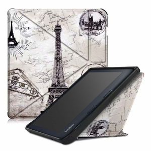 iMoshion Étui de liseuse portefeuille design Pliable pour Kobo Libra 2 /  Tolino Vision 6 - Paris