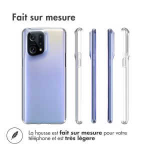 Accezz Coque Clear Oppo Find X5 Pro 5G - Transparent