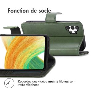 iMoshion Étui de téléphone portefeuille Luxe Samsung Galaxy A13 (4G) - Vert