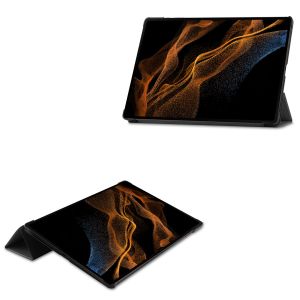 iMoshion Coque tablette Trifold Samsung Galaxy Tab S8 Ultra - Gris