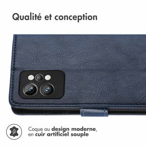 iMoshion Étui de téléphone portefeuille Luxe Realme GT 2 Pro - Bleu foncé