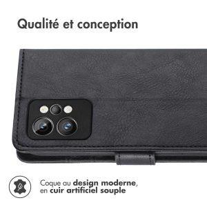 iMoshion Étui de téléphone portefeuille Luxe Realme GT 2 Pro - Noir