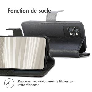 iMoshion Étui de téléphone portefeuille Luxe Realme GT 2 Pro - Noir