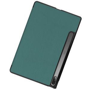 iMoshion Coque tablette Trifold Lenovo Tab P12 Pro - Vert foncé