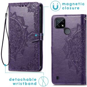 iMoshion Etui de téléphone portefeuille Mandala Realme C21 - Violet